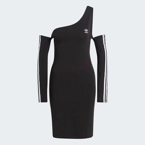 Adidas originals Centre Stage Cutout Long Sleeve Dress - Black